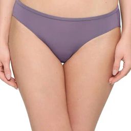 Wacoal Purple Polyamide Low Waist Solid Bikini Panty-image-27