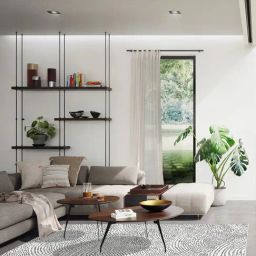 Ddecor Rugs White Polypropylene Textured Rugs-image-69