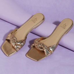 Tao Paris Women's Bologna Rose Gold Casual Sandals-image-4