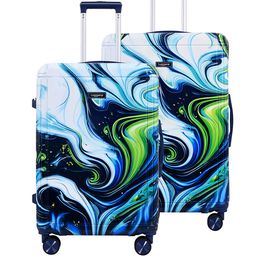 Luggero Set Of 2 Hard-Sided Trolley Bag-27