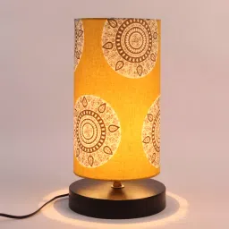 Tucasa TC-14 27.94 cm (11 Inch) Mandala Print Table Lamp with Metal Base-48
