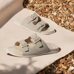 Rare Rabbit Men's Beige Slides-picture-44