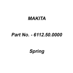 Makita Spring Suitable For RBC411 (Replaced by 541800100), Part No 6112.50.0000-36