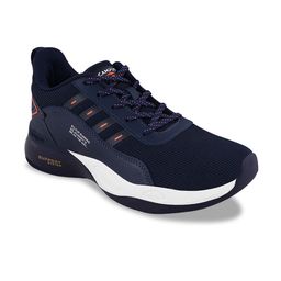 Campus Men Navy Blue Mesh Running Shoes-12