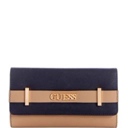 Guess Navy Multi Colorblock Thea Slim Wallet-image-38