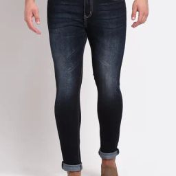Louis Stitch Naval Blue Slim Fit Jeans-image-36