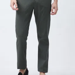 BARE BROWN Men Slim Fit Trousers-image-35