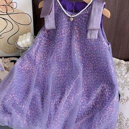StyleCast x Revolte Girl's Embellished Sleeveless Sequined A-Line Dress-image-95