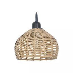 Fos Lighting Handwoven Wicker Faux Cane 254 mm(10 Inch)es Dome Wall Sconce - CaneDome-Plastic-10-WL1-image-97
