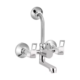 Gold Bell Cube Full Brass Wall Mixer, 2-1-Siya-Cube-image-58