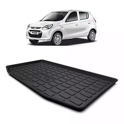 Auto Pearl PVC Tray Mat for Maruti Alto 800 (Black)-30