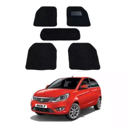 Auto Pearl DB7M267 PVC and Plastic Standard Mat for Tata Bolt 2005 (Black)-picture-32