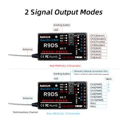 Radiolink AT9S Pro Remote 2.4GHz 12CH RC Drone Remote with R9DS Receiver, AT9S Pro Flight Controller - RS6048Radiolink AT9S Pro Remote 2.4GHz 12CH RC Drone Remote with R9DS Receiver, AT9S Pro Flight Controller - RS6048 image 4