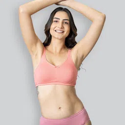 LYRA Cotton Spandex Full Coverage Secret Support Bra-picture-2