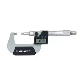 Markvel 0-25 mm Range Stainless Steel Digimatic Blade Micrometer, 225-25-23