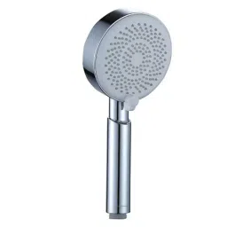 Aquieen 4 inch Round Plastic Silver Wall Mount Hand Shower, AQN 500-18