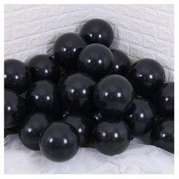 Skylofts Metallic Balloon Black - Pack of 100-12