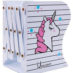 BeeWee Bookends Unicorn Book Stand Shelf Organiser- White-image-56