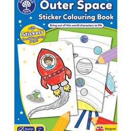 Orchard Toys Outer Space Sticker Colouring Book  English-22