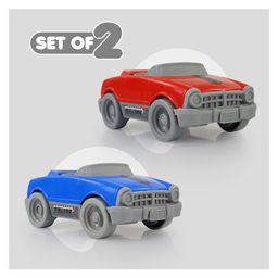 NHR Dinky Plastic Push and Go Car Toy Set of 2 - Multicolour-21