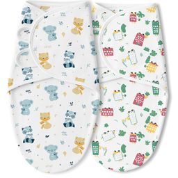 Tidy Sleep Baby Hug-Me U-Shape Wrapper for Newborns Mom&Me & White Wildcity pack -2-picture-22
