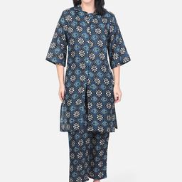 ROSEMELON Ethnic Motifs Printed Straight Kurta And Trouser-37