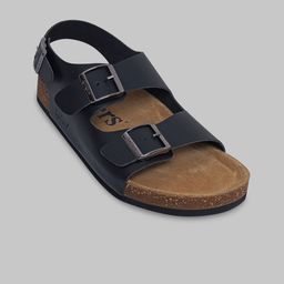 Kickers Men Open Toe Flats with Buckles-8