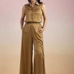 AJIESH OBEROI Shirt & Palazzos Co-Ord Set-image-39
