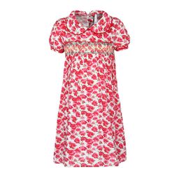 StyleStone Girls White & Pink Printed Empire-Line Dress-image-75