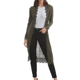 U.S. Polo Assn. Olive Lace Shrug-25