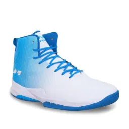 Nivia Engraver White & Blue Basketball Shoes-image-10