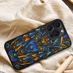 TREEMODA Quirky Printed iPhone 15 Pro Max Back Case Mobile Accessories-0