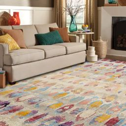 Ddecor Rugs Multicolor Polypropylene Abstract Rugs-image-5