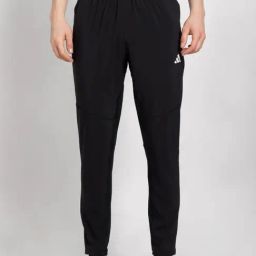 Adidas Black Regular Fit Logo Printed Sports Trackpants-image-50