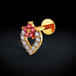 Joyalukkas 22k Minuscule Blossom Gold Nosepin for Women-picture-21