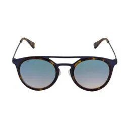 Image IMS639C4SG Light Blue Mirrored Round Sunglasses-6