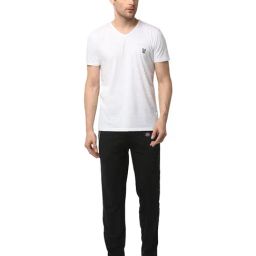 Vimal Jonney Black & White T-Shirt & Trackpants-image-70