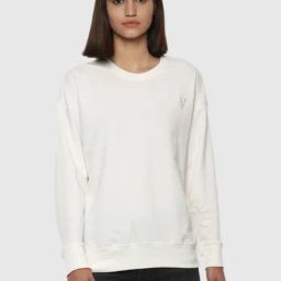 Van Heusen White Regular Fit Sweatshirt-image-15