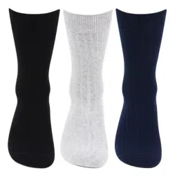 Bonjour Multicolor Cotton Textured Socks-picture-9