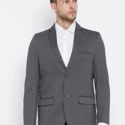 Crimsoune Club Grey Slim Fit Blazer-image-85
