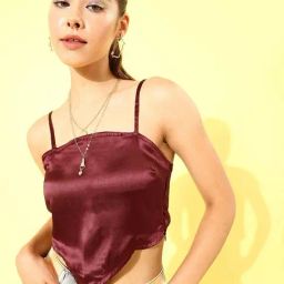 Anvi Be Yourself Maroon Regular Fit Top-picture-36