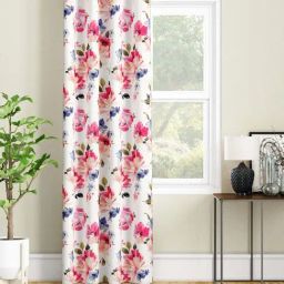 SEJ by Nisha Gupta Off-White Polyester 7 Ft. Door Curtain-10