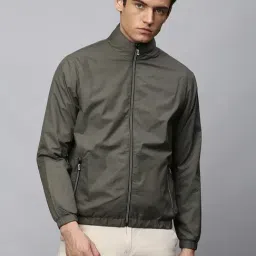 Dennis Lingo Olive Regular Fit Jackets-20