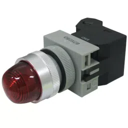 IDEC TW Series Round LED Pilot Light with 22 mm Mounting Hole Dia, APW216DDR-47