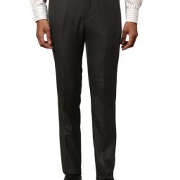 Raymond Green Slim Fit Trousers-image-9