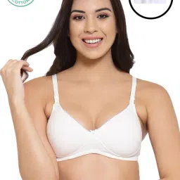 Inner Sense White Full Coverage T-Shirt Bra-picture-10