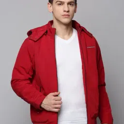 SHOW OFF Maroon Regular Fit Jacket-46