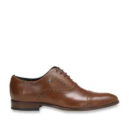 Allen Solly Men's Brown Oxford Shoes-image-3
