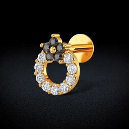 Joyalukkas 22k Little Floral Gold Nosepin for Women-image-17