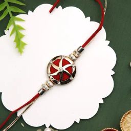 Aapno Rajasthan Star Designed Single Rakhi-image-83